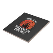 Halloween Kostuum Heel Geestig Kasteel Vector ontw Tegeltje (Zijkant)