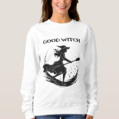 Halloween kostuum heks maanlicht T-shirt (Voorkant)