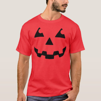 Halloween Kostuum Jack O' Lantern Pompoen Gezicht  T-shirt