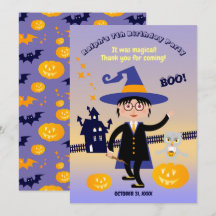 Halloween Kostuum Jongen Tovenaar Verjaardagsfeest