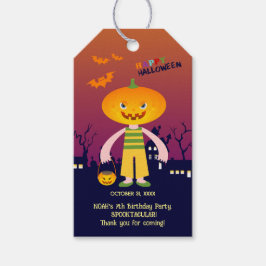 Halloween Kostuum Jongen Verjaardagsfeest Cadeaulabel