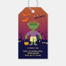 Halloween Kostuum Jongen Verjaardagsfeest Cadeaulabel