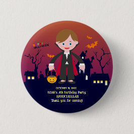 Halloween Kostuum Jongen Verjaardagsfeest Ronde Button 5,7 Cm