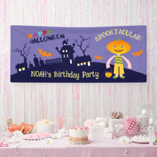 Halloween Kostuum Jongen Verjaardagsfeest Spandoek