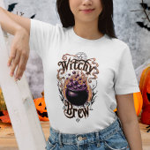  Halloween kostuum ketel heksen brouwen T-shirt