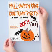 Halloween kostuum kinderfeest Aankondiging Flyer (Hand)