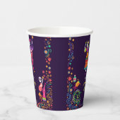 Halloween Kostuum Kleurrijk Feest De los Muertos Papieren Bekers (Links)