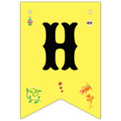 Halloween Kostuum Kleurrijk Feest De los Muertos Vlaggetjes (Tweede vlag)