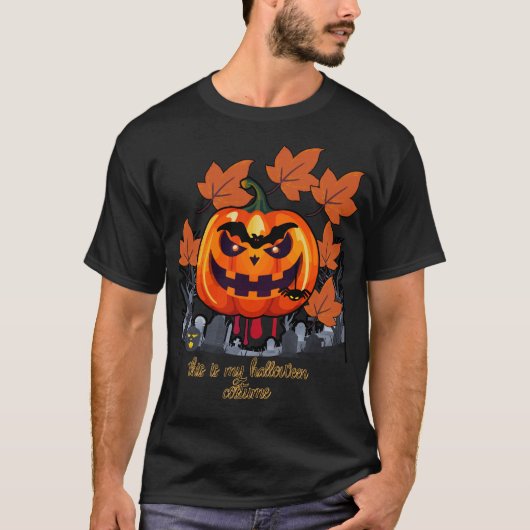 Halloween Kostuum Mannen Vrouwen Grappig Halloween T-shirt (Voorkant)