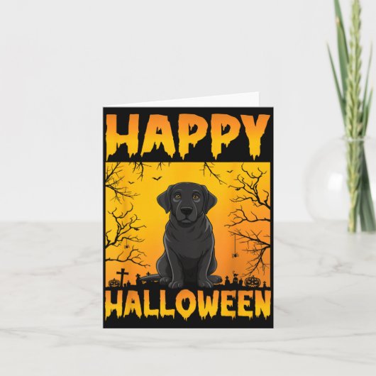 Halloween Kostuum Mannen Vrouwen Kinderen Grappig Kaart (Voorkant)