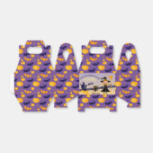 Halloween kostuum meisje heks verjaardagsfeestje bedankdoosjes (Uitgevouwen)