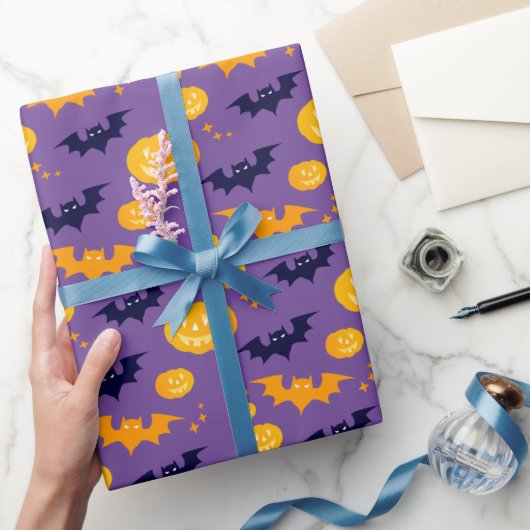 Halloween kostuum meisje heks verjaardagsfeestje cadeaupapier (Geschenken)