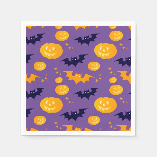 Halloween kostuum meisje heks verjaardagsfeestje servet (Voorkant)