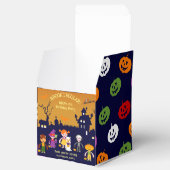 Halloween kostuum meisje verjaardagsfeestje bedankdoosjes (Geopend)