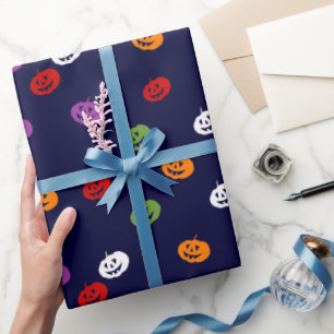 Halloween kostuum meisje verjaardagsfeestje cadeaupapier