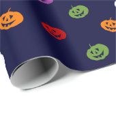 Halloween kostuum meisje verjaardagsfeestje cadeaupapier (Rol Hoek)