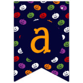 Halloween kostuum meisje verjaardagsfeestje vlaggetjes (Derde vlag)