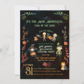 Halloween Kostuum Monster Party Kinder Kaart (Voorkant)