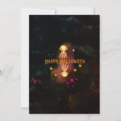 Halloween Kostuum Monster Party Kinder Kaart (Achterkant)