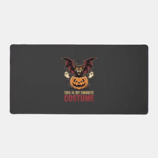 Halloween Kostuum Monster Pompoen Gotische Vector  Bureaumat (Voorkant)