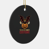 Halloween Kostuum Monster Pompoen Gotische Vector Keramisch Ornament (Rechts)