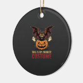 Halloween Kostuum Monster Pompoen Gotische Vector Keramisch Ornament (Links)