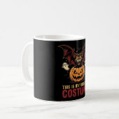 Halloween Kostuum Monster Pompoen Gotische Vector  Koffiemok (Voorkant links)