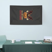 Halloween Kostuum Monster Pompoen Gotische Vector Spandoek (Beurs)