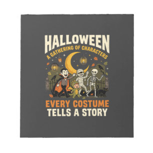 Halloween Kostuum Nacht Avontuur Notitieblok