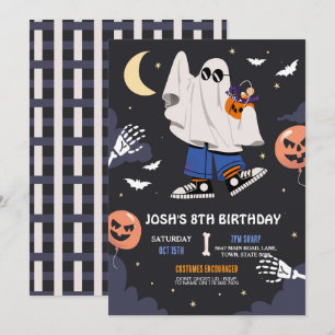 Halloween Kostuum Party Ghosts Boys Tiener Kaart
