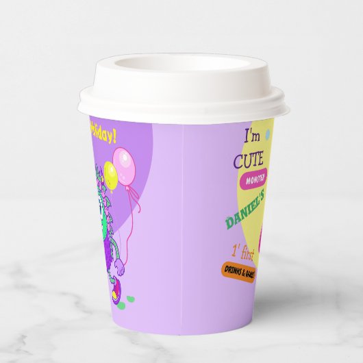 Halloween Kostuum Party Monsters Spooky Fun Dance Papieren Bekers (Rechts)