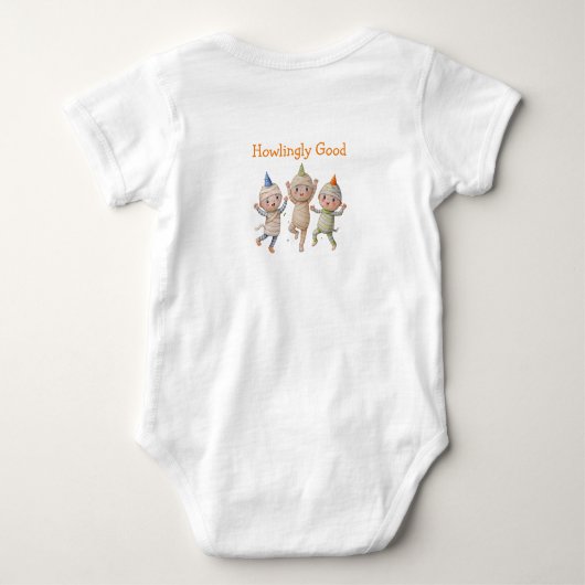 Halloween Kostuum Party Monsters Spooky Fun Dance Romper (Achterkant)