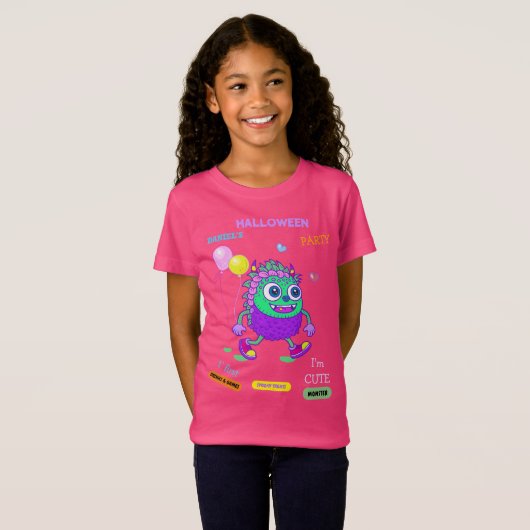 Halloween Kostuum Party Monsters Spooky Fun Dance T-shirt (Voorkant volledig)