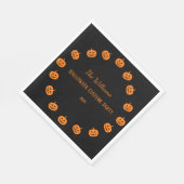 Halloween Kostuum Party Sinaasappel Pompoenen Papi Servet (Hoek)