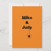 Halloween kostuum party uitnodiging (Achterkant)