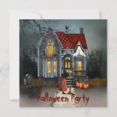 Halloween Kostuum Party uitnodiging (Voorkant)