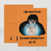 Halloween Kostuum Party Uitnodiging Okt 31 (Voorkant / Achterkant)