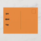 Halloween Kostuum Party Uitnodiging Okt 31 (Achterkant)