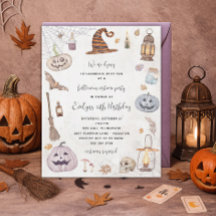 Halloween Kostuum Party uitnodiging voor volwassen