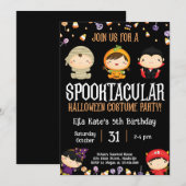 Halloween Kostuum Party Verjaardag Kinder Feest Kaart (Voorkant / Achterkant)