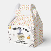 Halloween Kostuum Party Waterverf Bedankdoosjes (Voorkant Zijde)