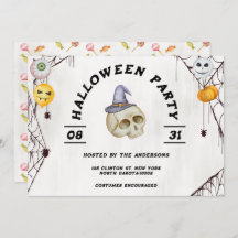 Halloween Kostuum Party Waterverf