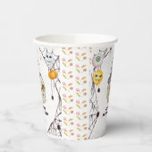 Halloween Kostuum Party Waterverf Papieren Bekers (Links)