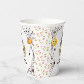 Halloween Kostuum Party Waterverf Papieren Bekers (Rechts)