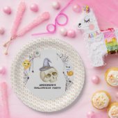 Halloween Kostuum Party Waterverf Papieren Bordje (Feest)