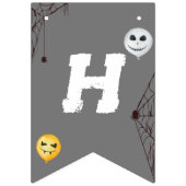 Halloween Kostuum Party Waterverf Vlaggetjes (Tweede vlag)