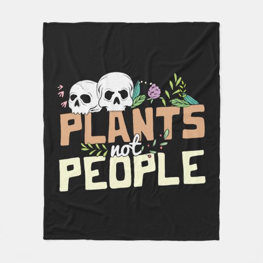 Halloween kostuum planten niet mensen halloween fleece deken (Voorkant)