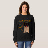 Halloween kostuum pug hond Tshirt Funny Pug Lover (Voorkant volledig)