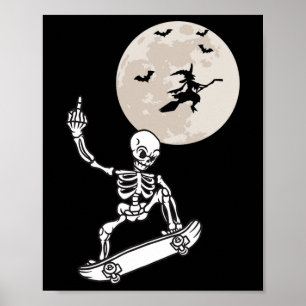 Halloween Kostuum Skateboard Jongen Skateboarden M Poster