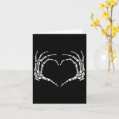 Halloween Kostuum Skelet Handen Hartteken Mannen W Kaart (Gele Bloem)